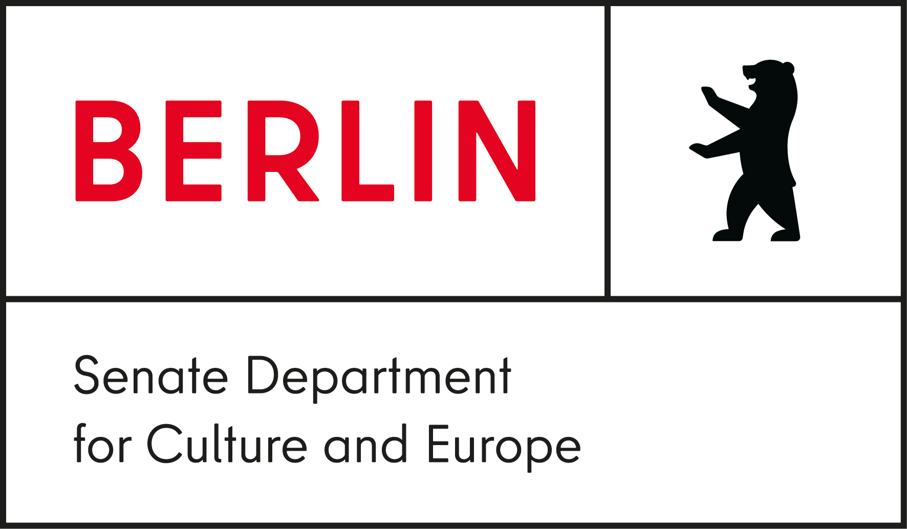 Logo: Senate Department for Culture and Europe Berlin