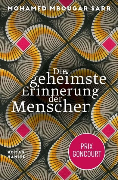 Buchcover von Mohamed Mbougar Sarrs Roman die geheimste Erinnerung der Menschen